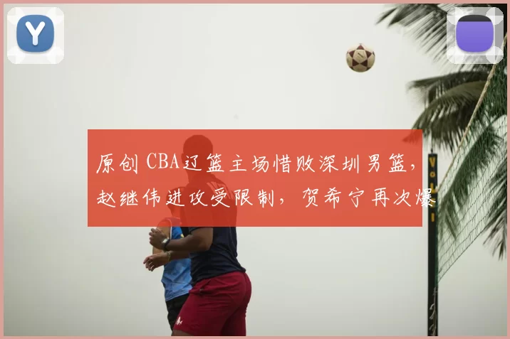 原创 CBA辽篮主场惜败深圳男篮，赵继伟进攻受限制，贺希宁再次爆发