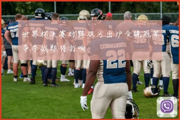 世界杯决赛对阵双方出炉今晚冠军争夺战即将打响